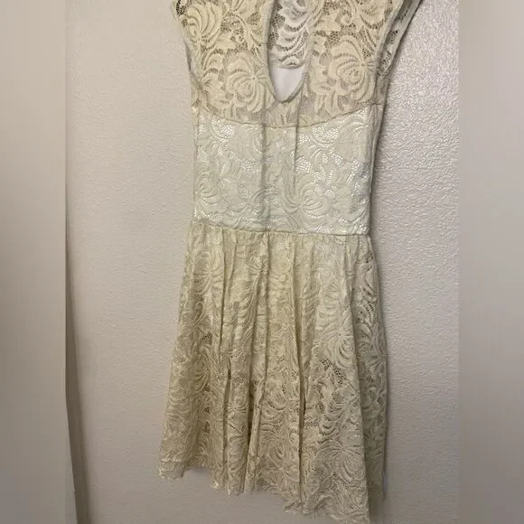 WEISSMAN Dance ballet lyrical white gold lace costume MY DESTINY 10124 SA  adlt
